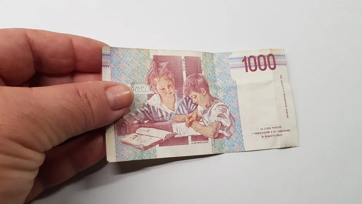Qual è il valore delle vecchie 1000 lire Montessori