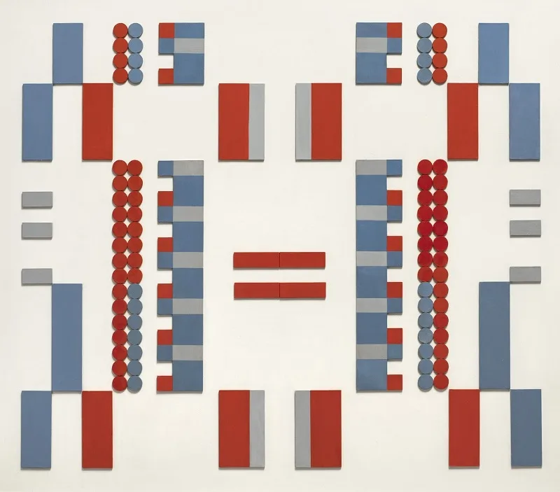 Composition verticale-horizontale di Sophie Taeuber-Arp