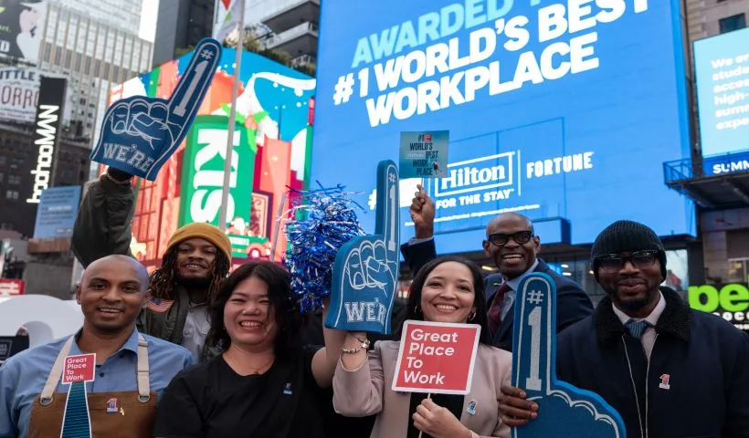 Hilton in vetta tra le aziende ideali per lavorare, Italia assente tra le eccellenze