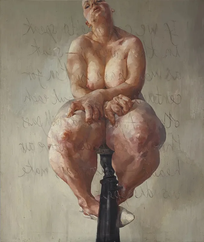 Propped di Jenny Saville