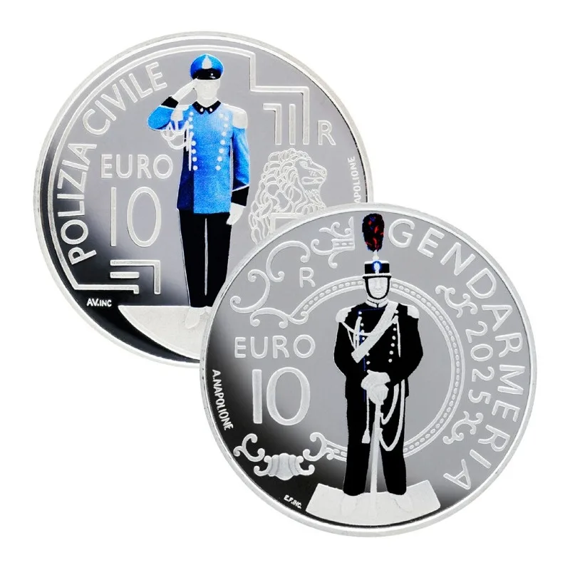 Moneta da 10 Euro di San Marino dedicata alla Gendarmeria e Polizia Civile: prezzo e punti vendita
